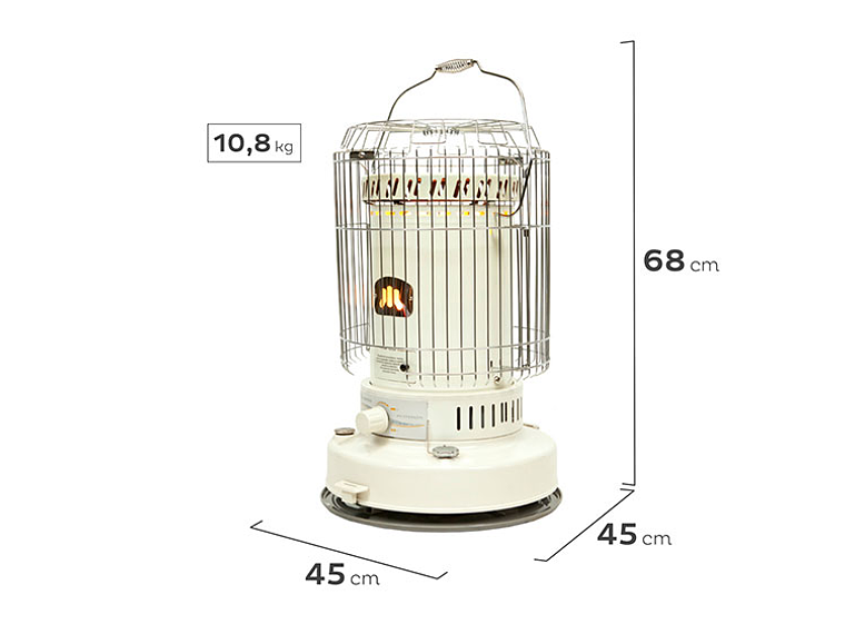 ESTUFA MADEMSA PARAFINA MECHA 7,2 LT POTENZA 2