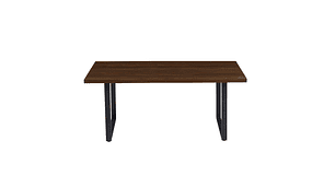 MESA RECTANGULAR ÁMBAR OSCURO 160X90 | ESTILO INDUSTRIAL