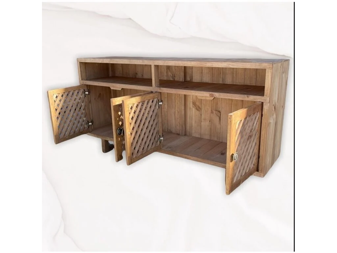 BUFFET TAIKKEE MADERA PINO ROBLE RÚSTICO TRILLAJE 1