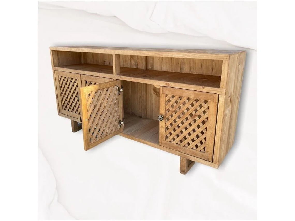 BUFFET TAIKKEE MADERA PINO ROBLE RÚSTICO TRILLAJE 3