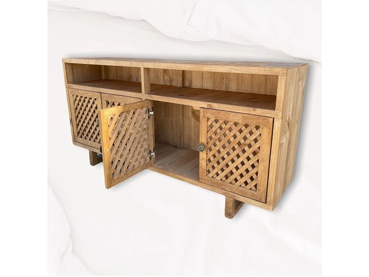 BUFFET TAIKKEE MADERA PINO ROBLE RÚSTICO TRILLAJE 3