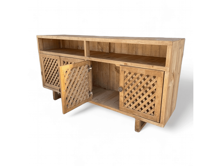 BUFFET TAIKKEE MADERA PINO ROBLE RÚSTICO TRILLAJE 5