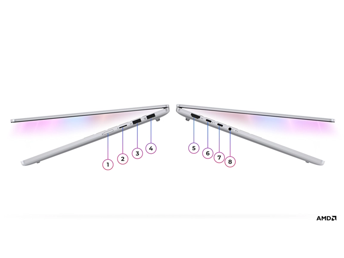 NOTEBOOK IDEAPAD SLIM 5 10MA GEN AMD RYZEN 7 16GB RAM 512GB SSD 15' WUXGA 3