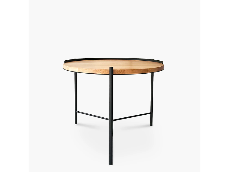 MESA DE CENTRO FORM DESIGN TRANTOR 60 NATURA/NEGRO MADERA 2