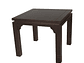 MESA COMEDOR ARTHOME LUCIANA CUADRADA 92 X 92 CM MADERA CHOCOLATE - Miniatura 2