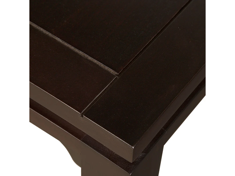 MESA COMEDOR ARTHOME LUCIANA CUADRADA 92 X 92 CM MADERA CHOCOLATE 3