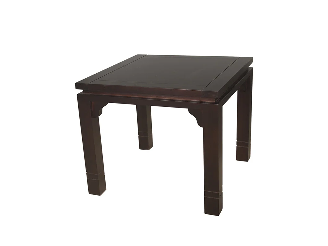 MESA COMEDOR ARTHOME LUCIANA CUADRADA 92 X 92 CM MADERA CHOCOLATE 4