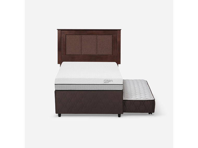 DIVÁN CAMA PRATTA 1,5 PLAZAS + RESPALDO RACHEL 1