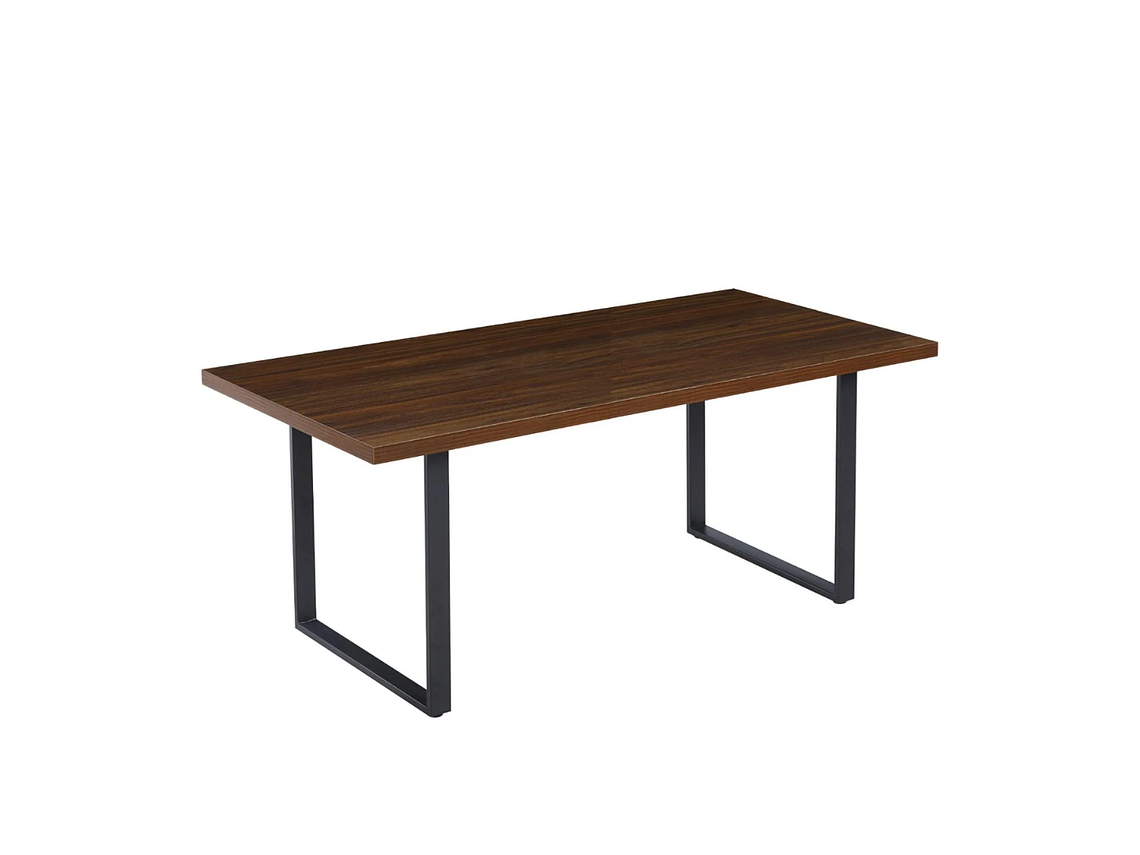 MESA PANDALINO RECTANGULAR SÓLIDA ÁMBAR 140X90 CM OSCURA ESTILO INDUSTRIAL 1