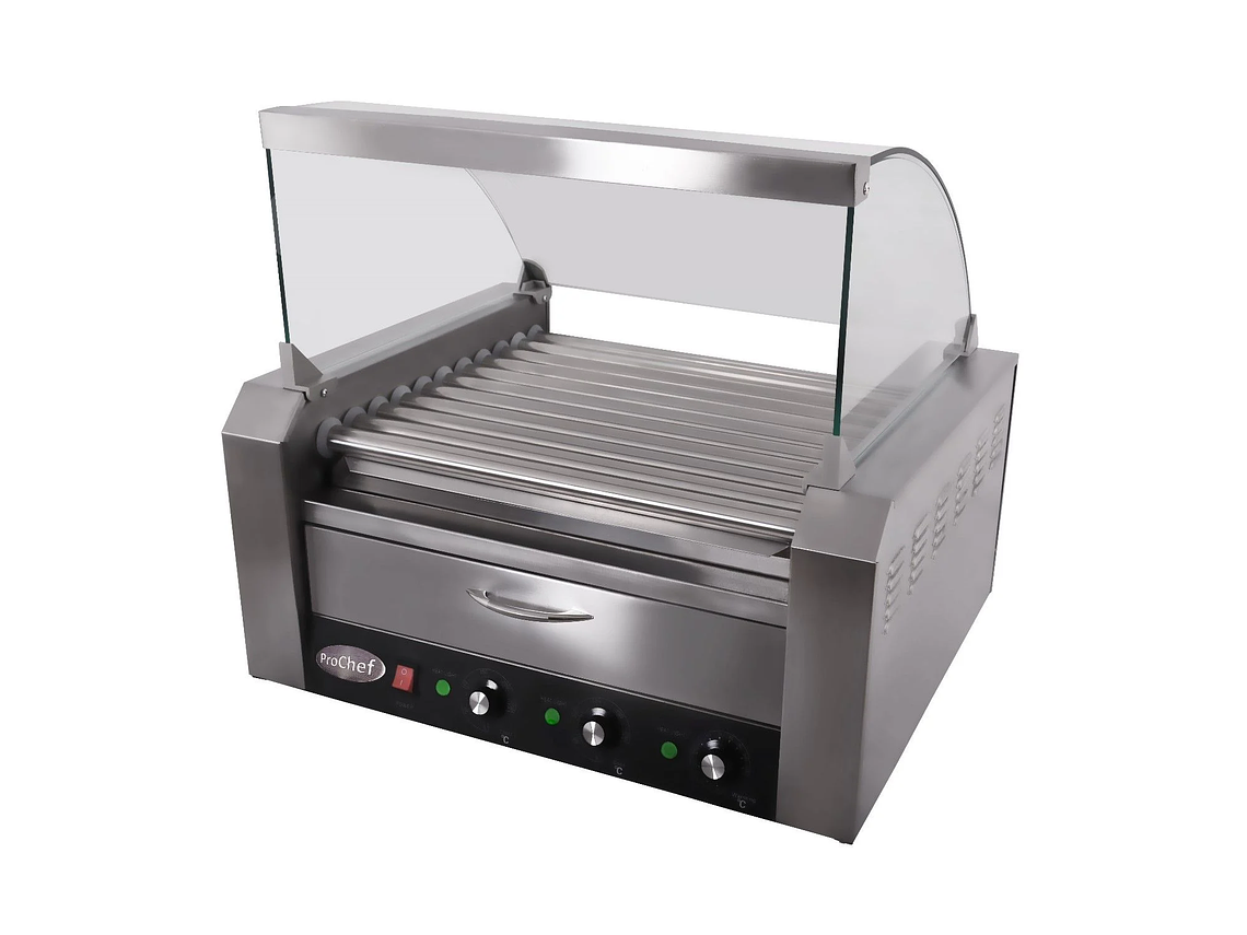 ROLLER PROCHEF HOT DOGS 11 RODILLOS MANTENEDOR PAN 1