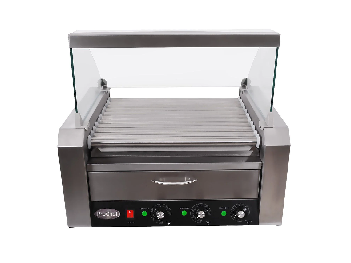 ROLLER PROCHEF HOT DOGS 11 RODILLOS MANTENEDOR PAN 2