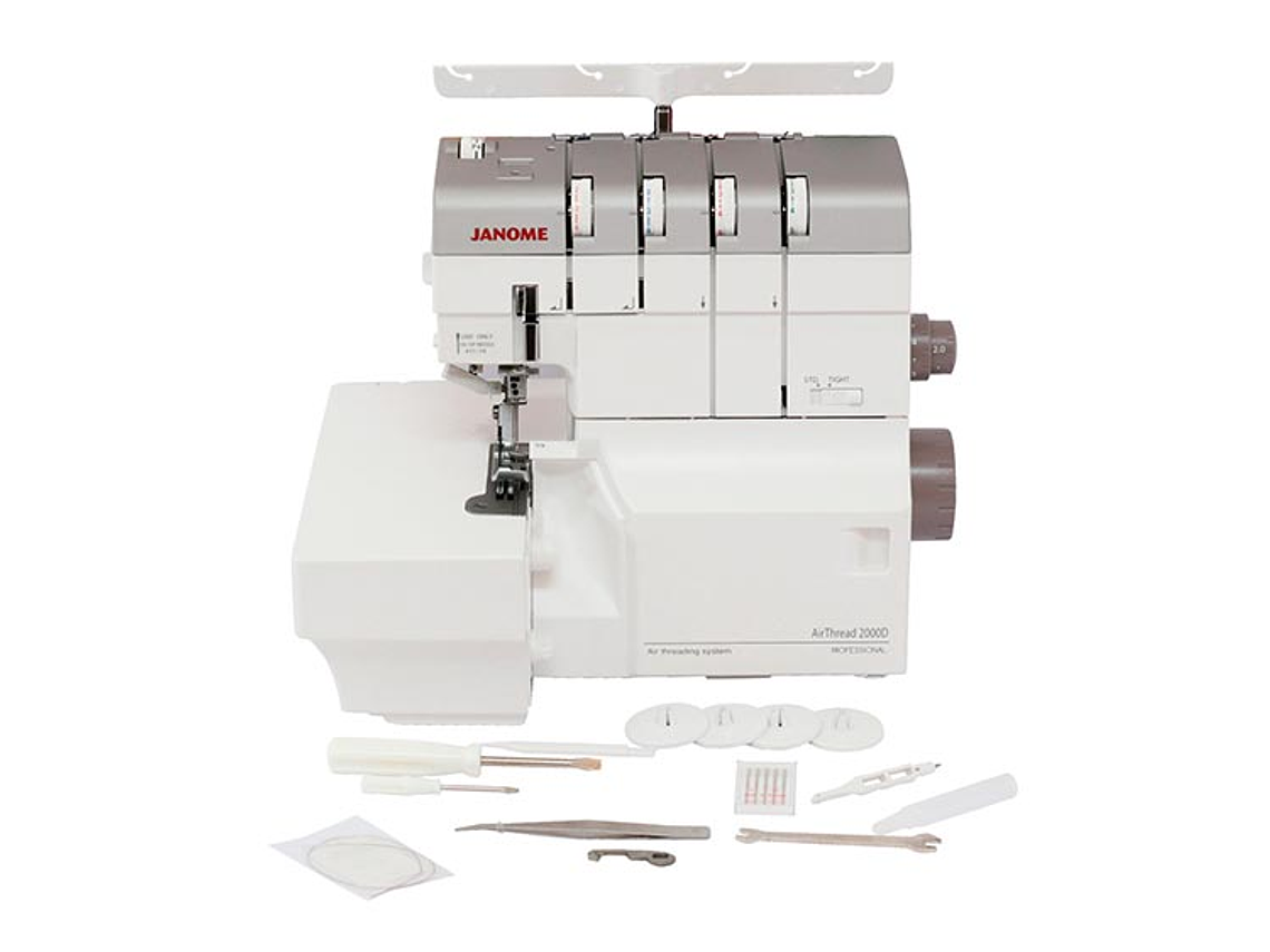 MÁQUINA OVERLOCK JANOME AIRTHREAD 2000D 3
