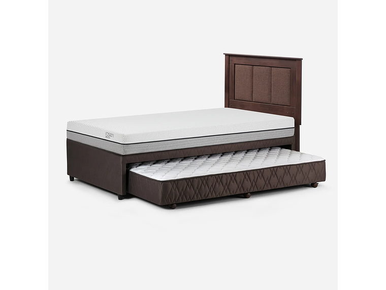 DIVÁN CAMA PRATTA 1,5 PLAZAS + RESPALDO RACHEL 4