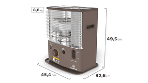 ESTUFA MADEMSA PARAFINA MECHA 4,2 LT FIAMMA PRO