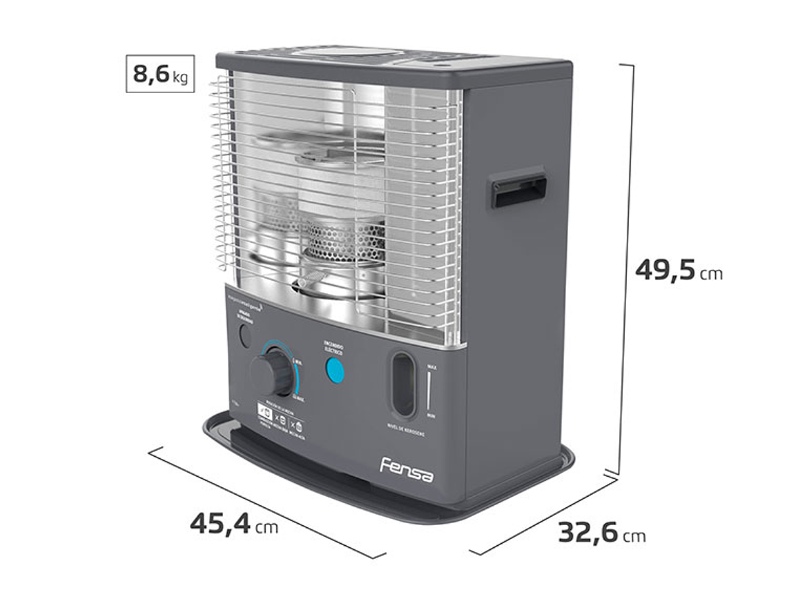 ESTUFA FENSA PARAFINA MECHA 4,2 LT F 720+ 2