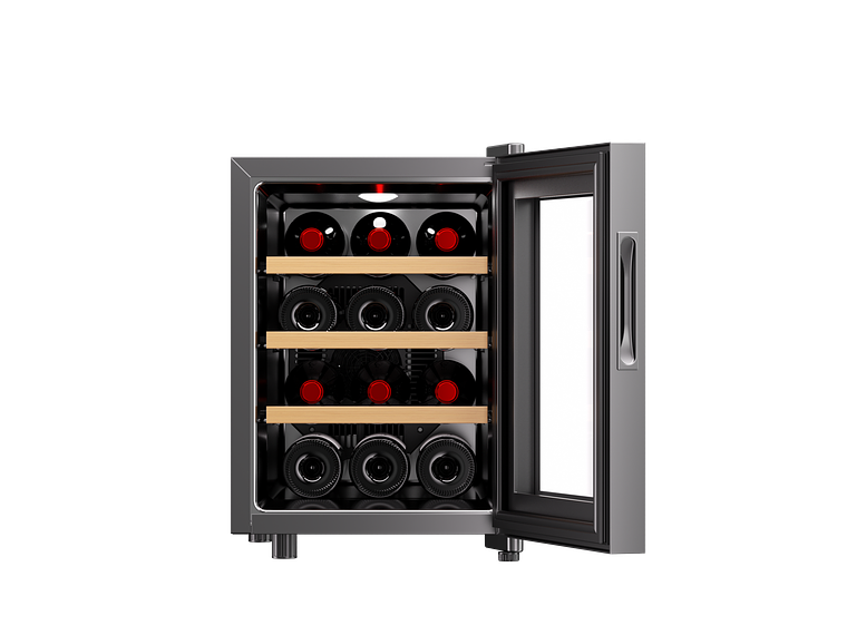 CAVA DE VINO TERMOELÉCTRICA 12 BOTELLAS PANEL TOUCH NOBLEX 3