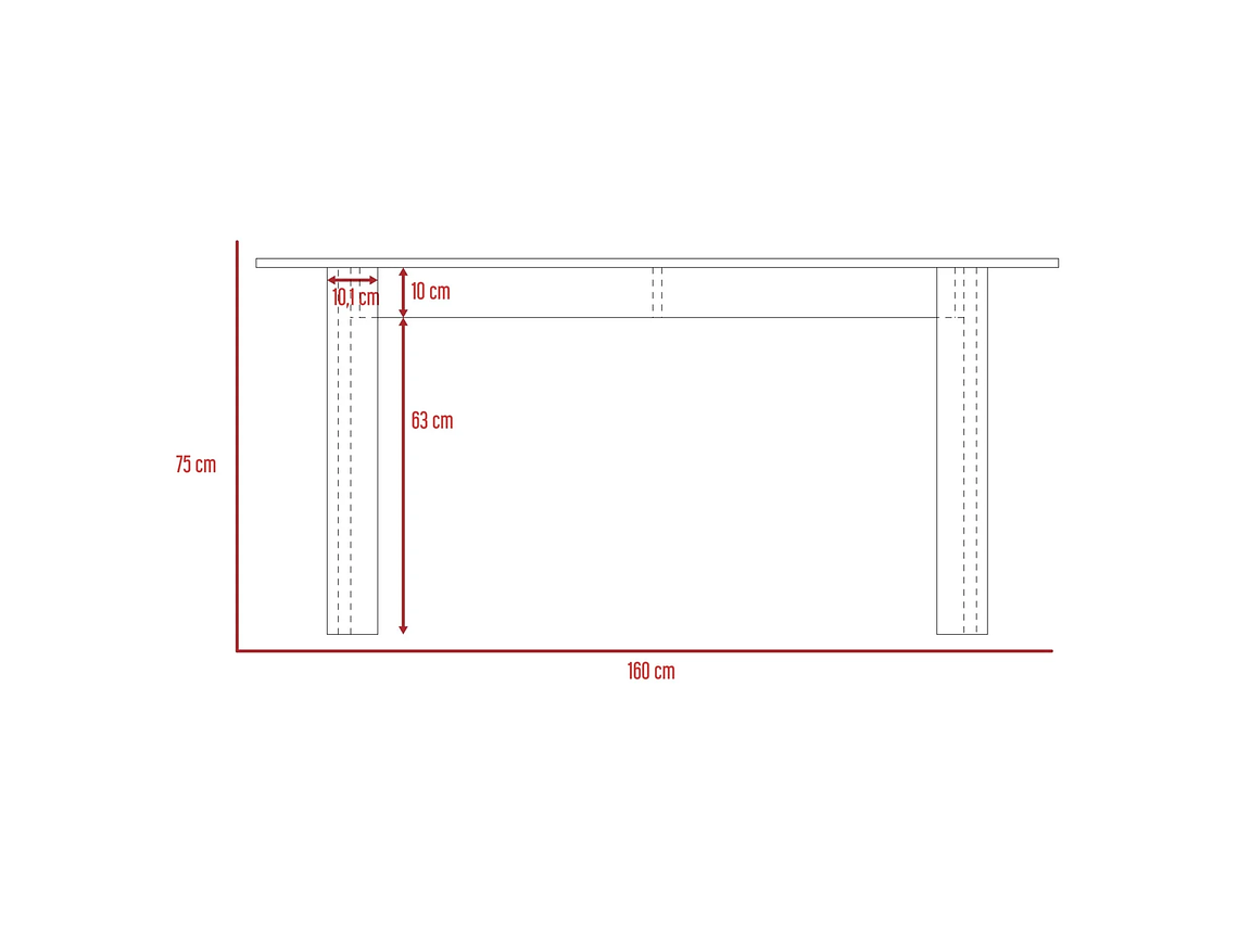 MESA DE COMEDOR FM-005C CAFÉ CLARO 2