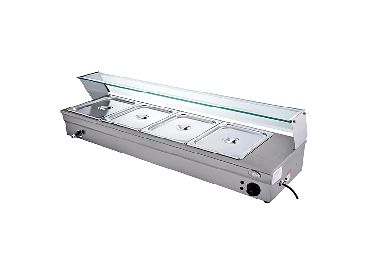 VITRINA PROCHEF CALOR BAÑO MARIA SOBREMESA 4 X GN 1/2 3