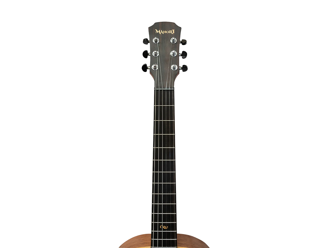 GUITARRA TRAVEL MAHORI NYLON MAHN-3601EQ + FUNDA 4
