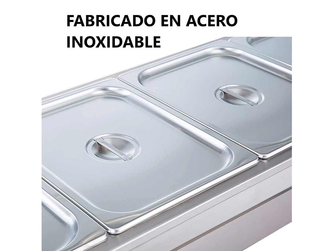VITRINA PROCHEF CALOR BAÑO MARIA SOBREMESA 4 X GN 1/2 6