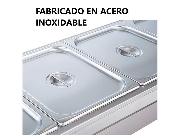 VITRINA PROCHEF CALOR BAÑO MARIA SOBREMESA 4 X GN 1/2 6
