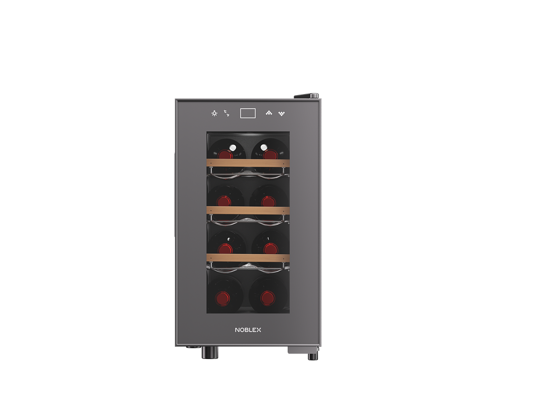 CAVA DE VINO TERMOELE CTRICA 8 BOTELLAS PANEL TOUCH NOBLEX 3