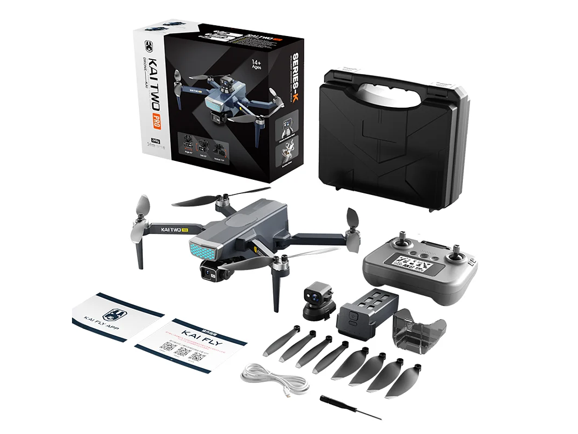 DRON GPS CÁMARA 4K WIFI 5G 1000M KAI TWO PRO 7