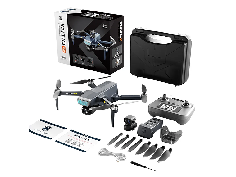 DRON GPS CÁMARA 4K WIFI 5G 1000M KAI TWO PRO 7