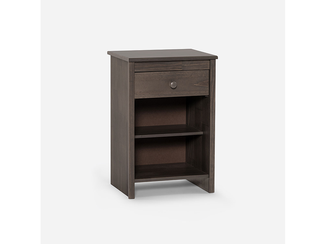 CAMA EUROPEA PRATTA 1,5 PLAZAS P. MADERA+MUEBLES FERRARA GRA 6