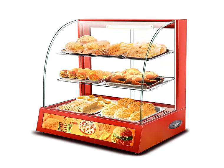 VITRINA PROCHEF 66 CM MANTENEDORA CALOR 2