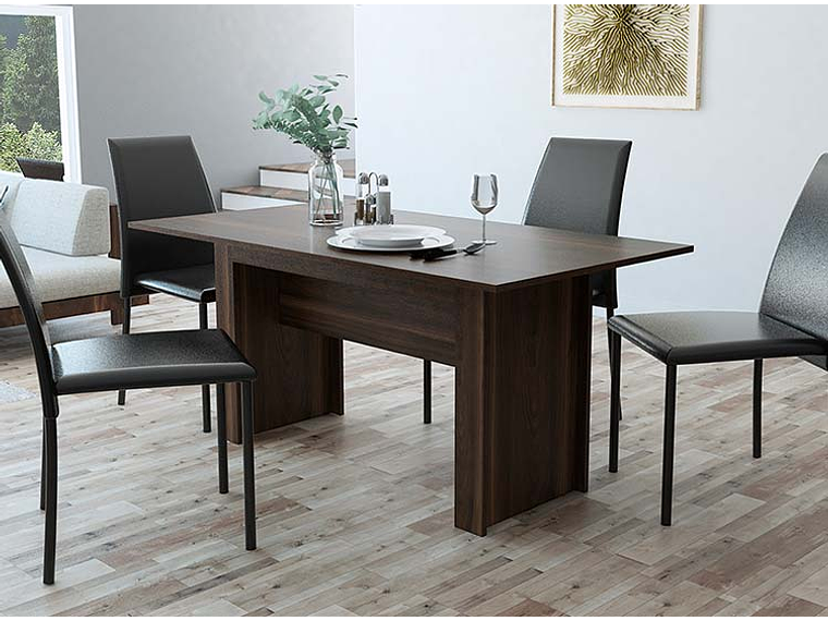 MESA DE COMEDOR TUHOME CLASSIC 160-HABANO MLH 4312 5