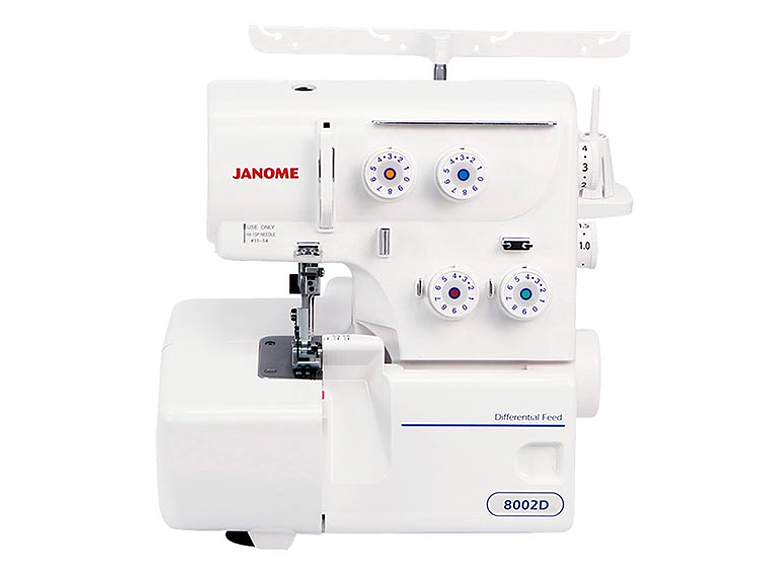COMBO JANOME MAQUINA DE COSER EASY JEANS PLUS + OVERLOCK 8002D 4