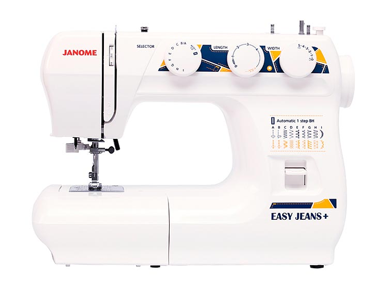 COMBO JANOME MAQUINA DE COSER EASY JEANS PLUS + OVERLOCK 8002D 5