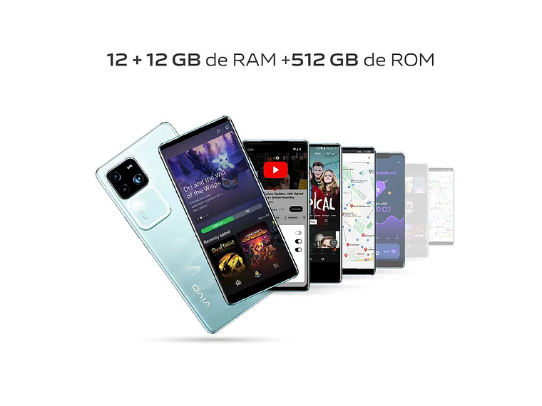 VIVO V30 5G 512GB 12GB RAM - AZUL OCEANO 9