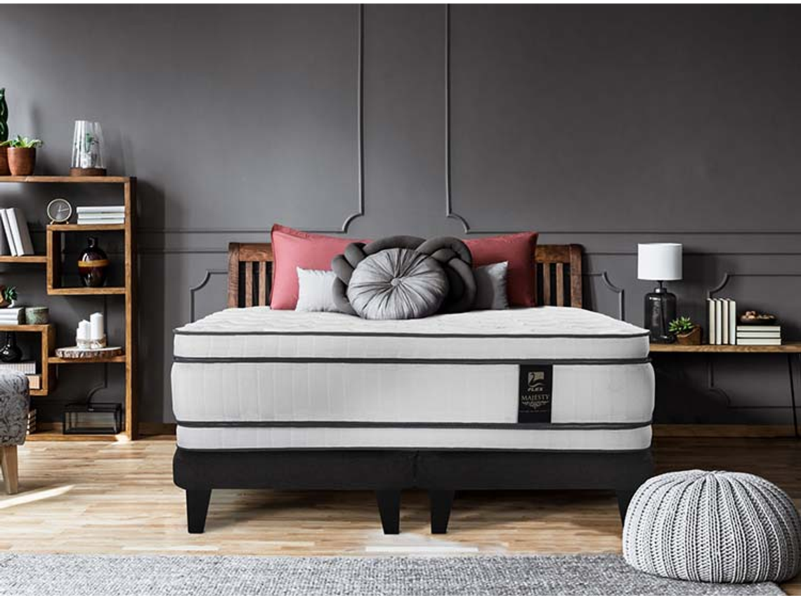 CAMA EUROPEA FLEX MAJESTY 1.5 PLAZAS 6