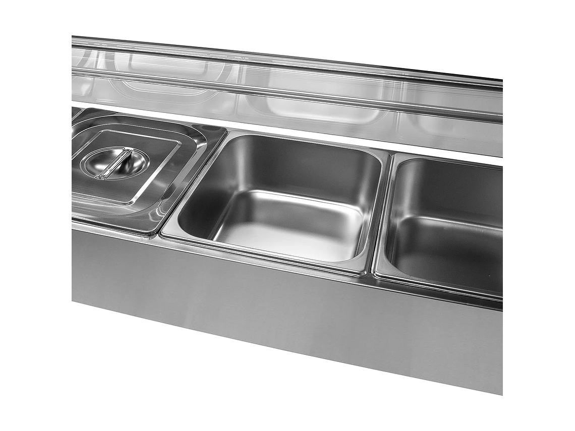 VITRINA PROCHEF CALOR BAÑO MARIA SOBREMESA 3 X GN 1/2PROCHEF 9