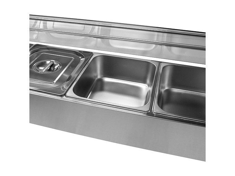 VITRINA PROCHEF CALOR BAÑO MARIA SOBREMESA 3 X GN 1/2PROCHEF 9