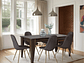 MESA DE COMEDOR 6 PUESTOS FM-007U CAFÉ OSCURO - Miniatura 9