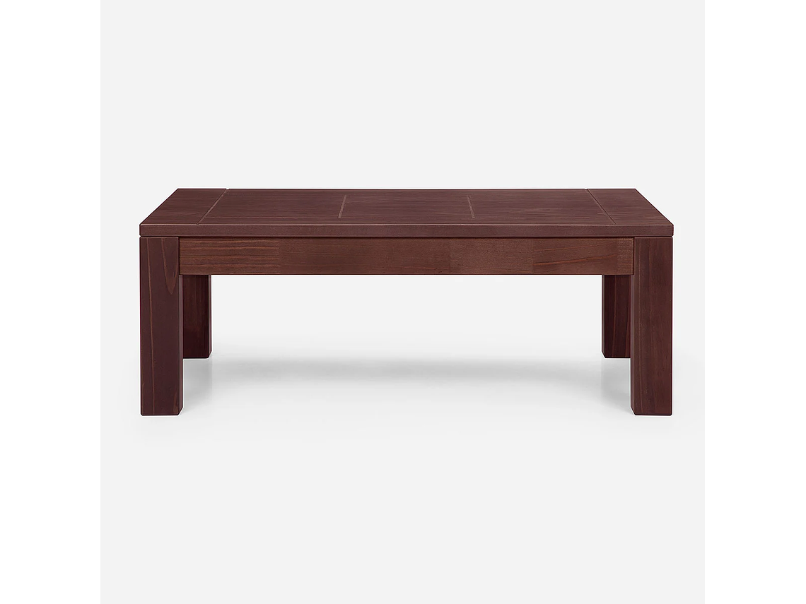 MESA CENTRO ROSEN NEW SAPELLY 110 X 70 CM MARRÓN 1