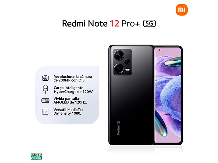 CELULAR XIAOMI REDMI NOTE 12 PRO+ 5G 256 GB 8 GB RAM 16MP 6.6