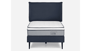 JUEGO DE DORMITORIO ROSEN CAMA EUROPEA INDIE 1.5 PLAZAS + RESPALDO MAURICE