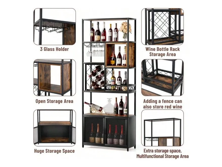 ESTANTE BAR VANCOUVER 180 X 80 X 30 3