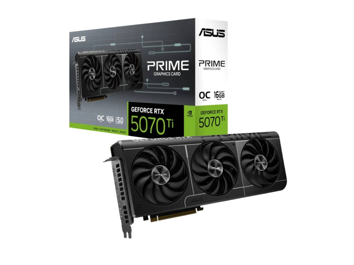TARJETA DE VIDEO ASUS PRIME RTX 5070 TI 16GB GDDR7 OC 1