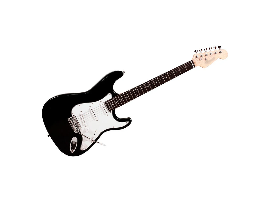 GUITARRA ELECTRICA EPIC NEGRA CON FUNDA 2