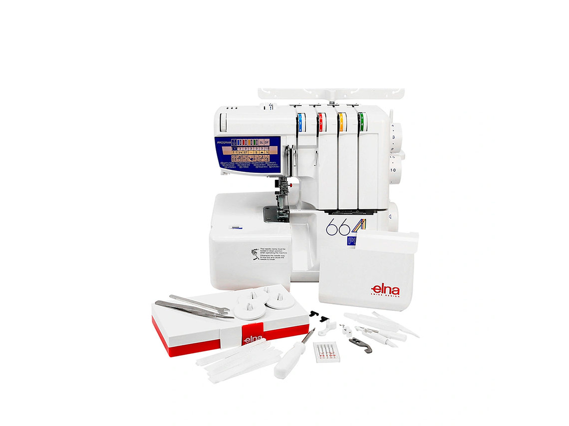 MAQUINA OVERLOCK JANOME ELNA 664 PRO 4
