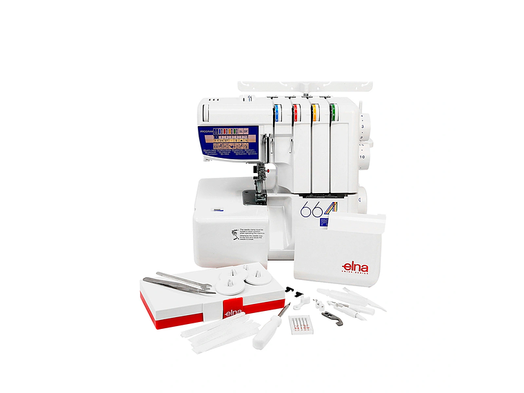 MAQUINA OVERLOCK JANOME ELNA 664 PRO 4
