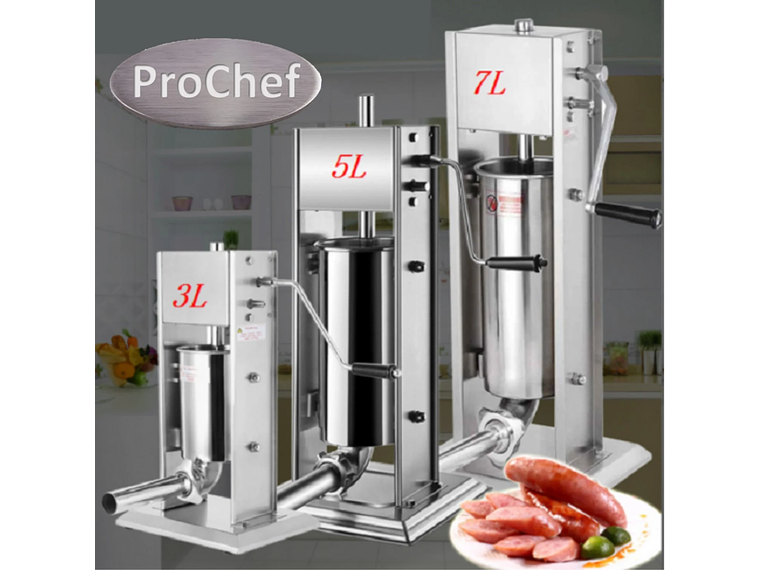 EMBUTIDORA VERTICAL 3 LITROS PROCHEF LÍNEA MANUAL 5