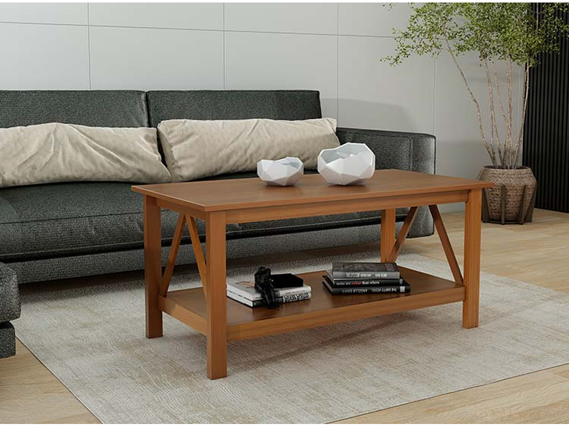 MESA DE CENTRO EXIT MARROCO NATURAL CAFÉ 111 X 51.5 CM 4