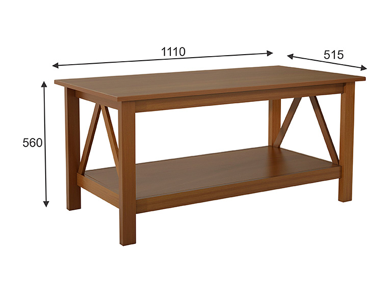 MESA DE CENTRO EXIT MARROCO NATURAL CAFÉ 111 X 51.5 CM 5