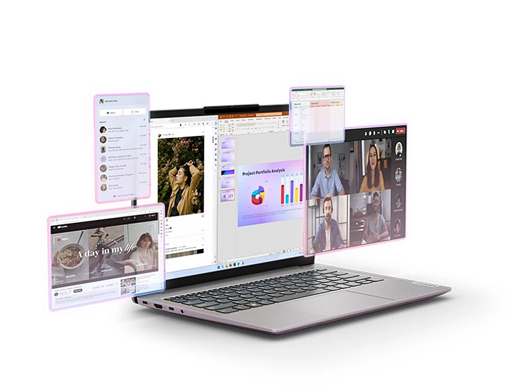 NOTEBOOK LENOVO IDEAPAD SLIM 5 INTEL CORE ULTRA 5 16GB RAM 512GB SSD 14” 7